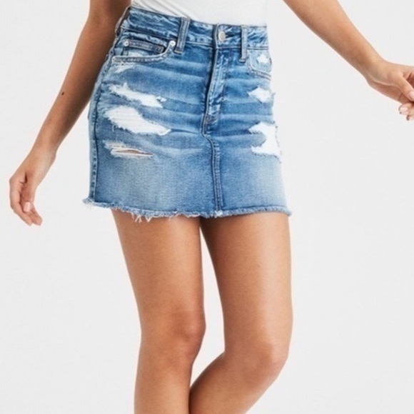 American eagle jean skirt next level stretch US size 6 - Picture 3 of 3